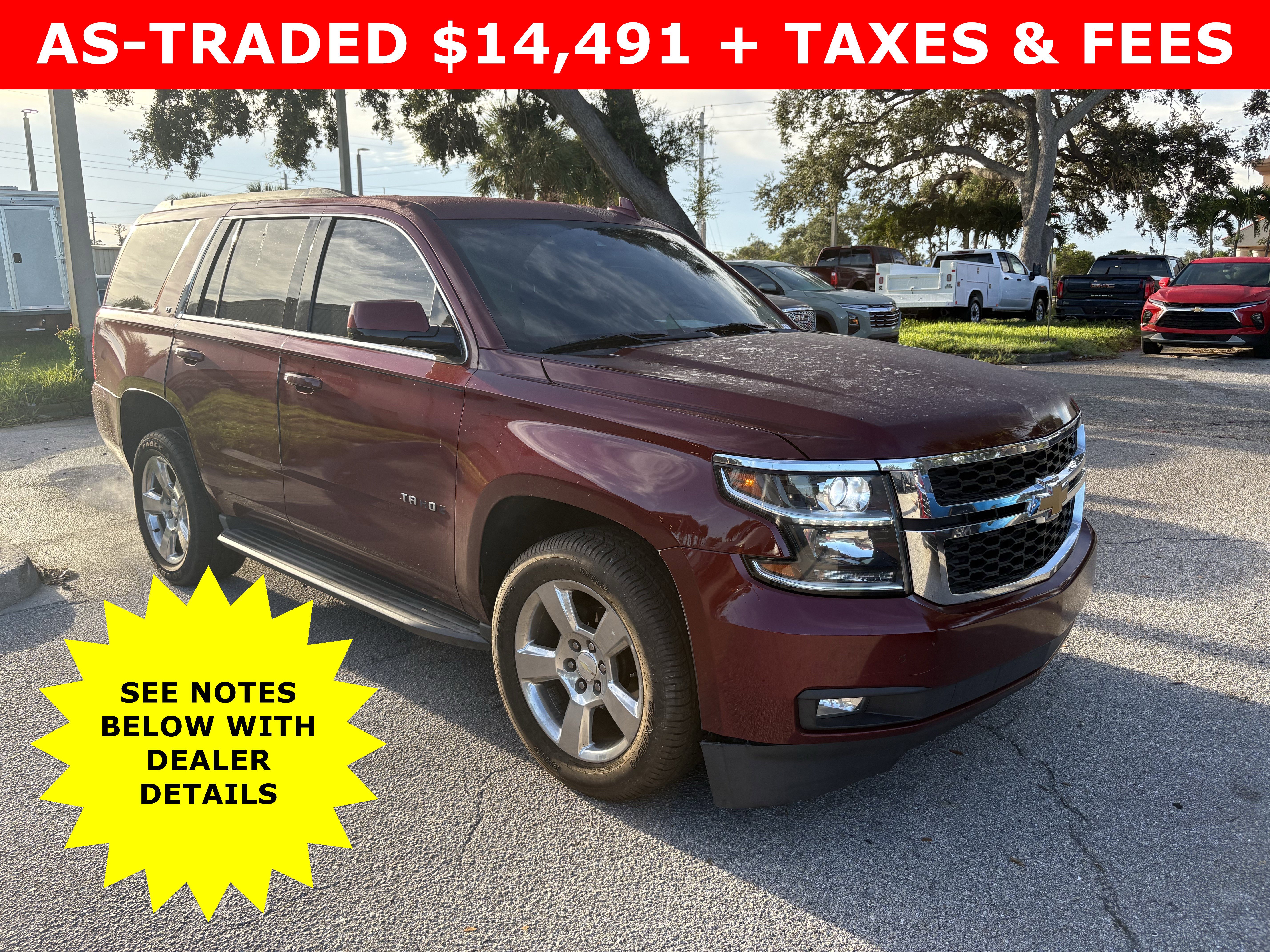 Used 2017 Chevrolet Tahoe LT w/ Luxury Package