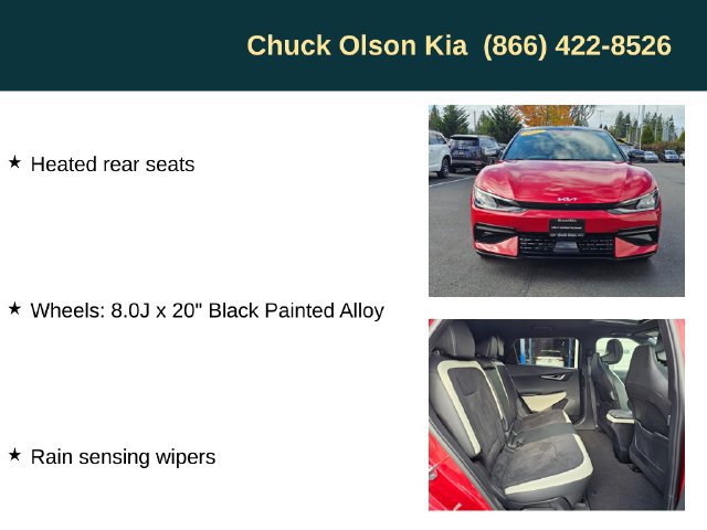 Certified 2023 Kia EV6 GT-Line w/ GT-Line Suede Seat Package AWD/4WD image 15