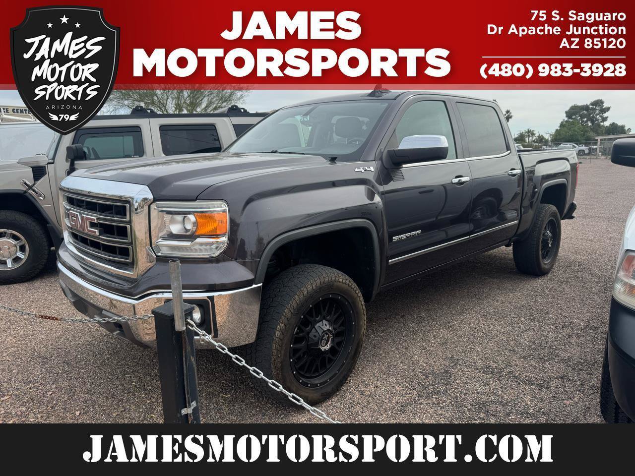 Used 2015 GMC Sierra 1500 SLT w/ SLT Crew Cab Value Package AWD/4WD image 1