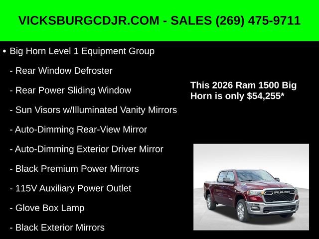 New 2026 RAM 1500 Big Horn image 11