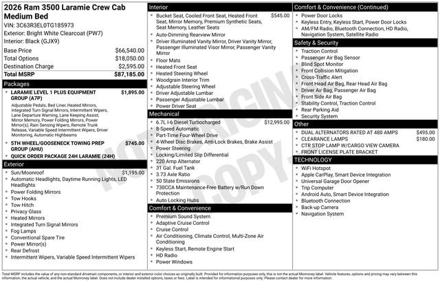 New 2026 RAM 3500 Laramie image 4