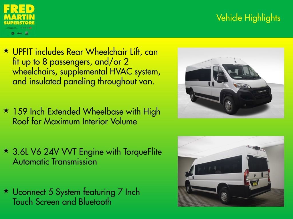 New 2026 RAM ProMaster 3500 w/ Convenience Group FWD image 8