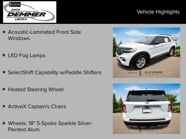 Used 2021 Ford Explorer XLT w/ Equipment Group 202A AWD/4WD image 25