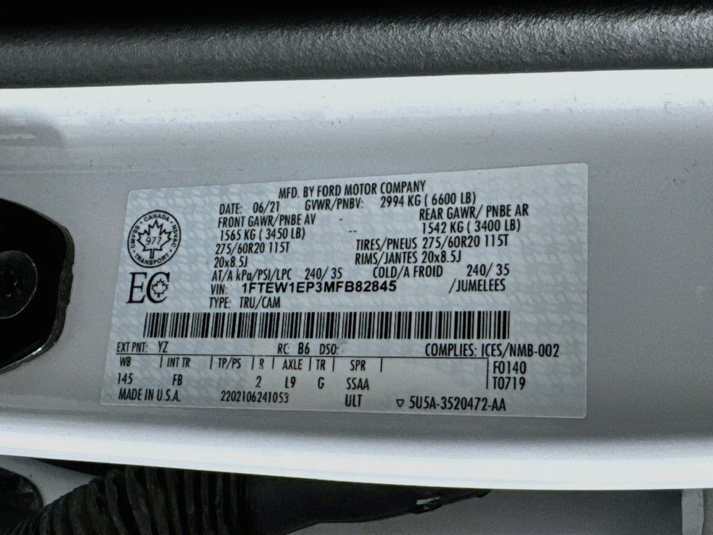 Used 2021 Ford F150 XLT w/ Equipment Group 301A Mid AWD/4WD image 43
