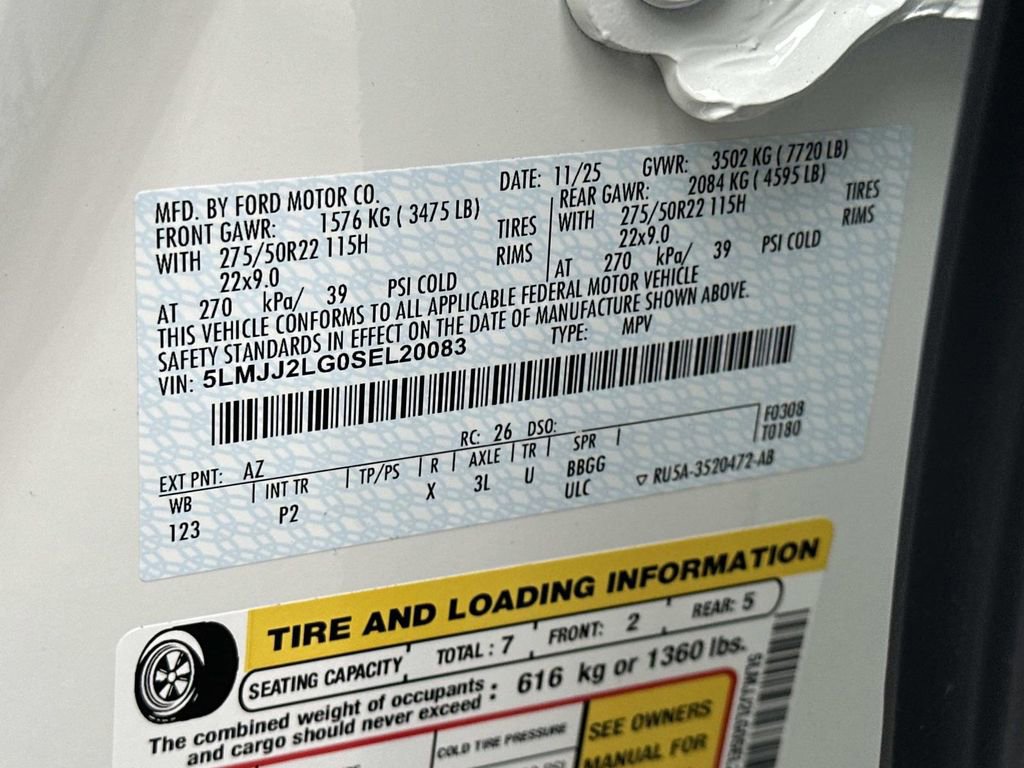 New 2025 Lincoln Navigator Reserve w/ Jet Appearance Package image 39