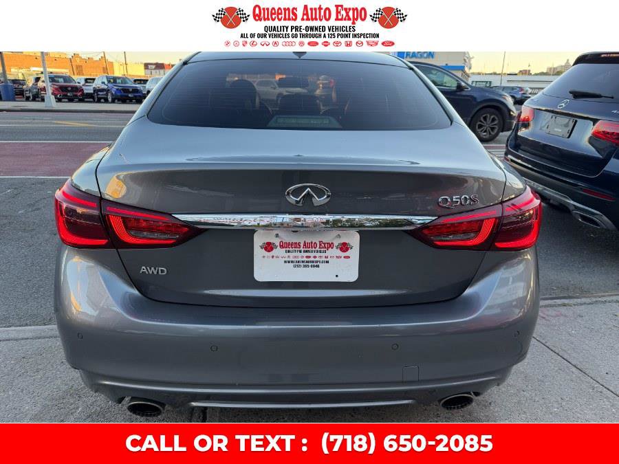 Used 2018 INFINITI Q50 Red Sport 400 w/ Sensory Package (Sport) image 12