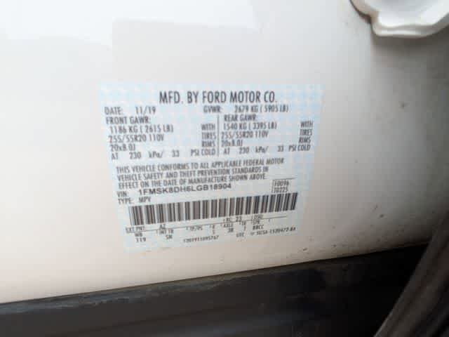 Used 2020 Ford Explorer XLT w/ Equipment Group 202A AWD/4WD image 34