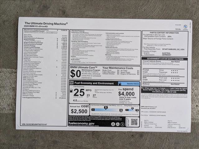 New 2026 BMW X5 xDrive40i image 18