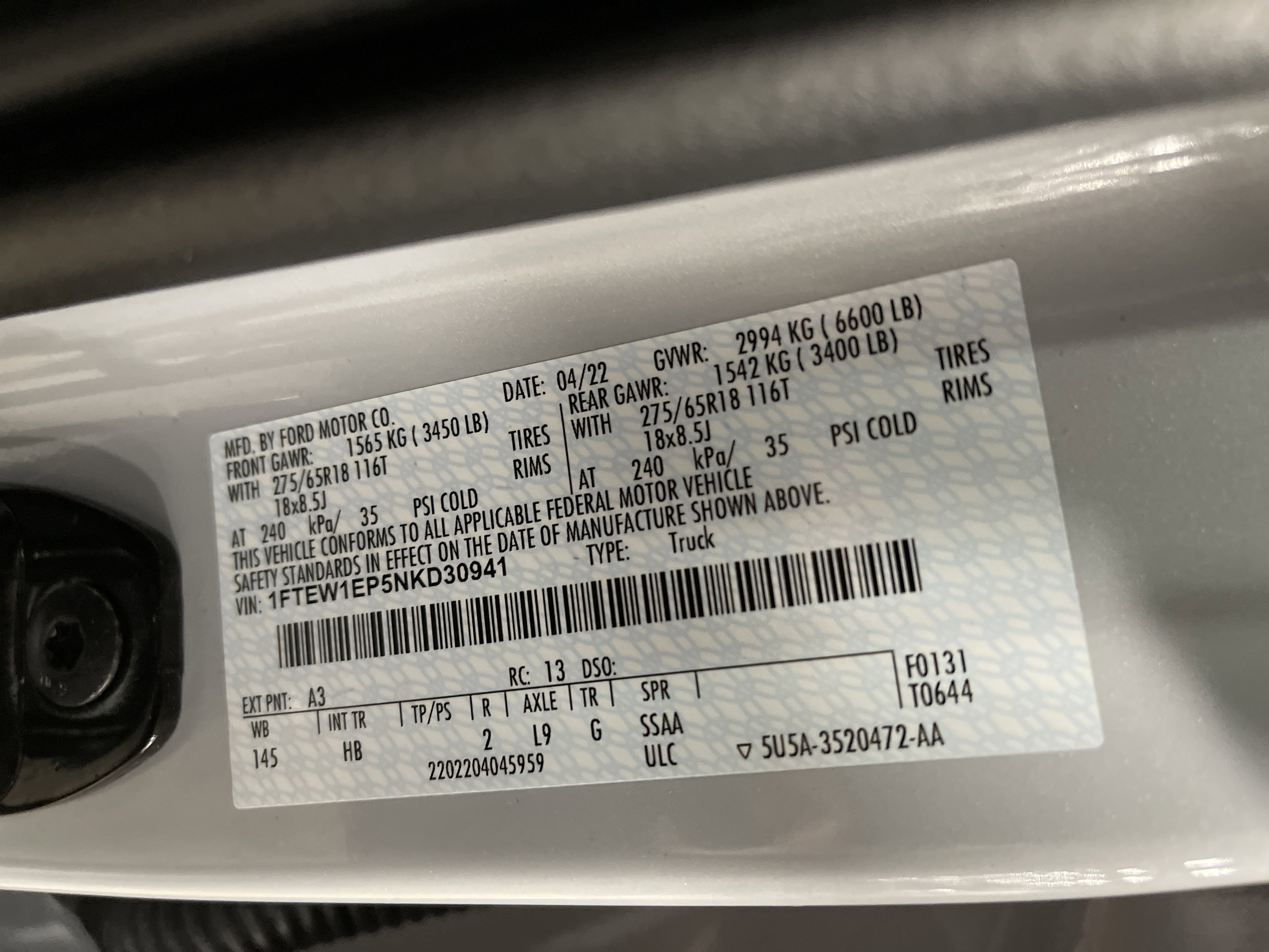 Used 2022 Ford F150 Lariat w/ Bed Utility Package image 28