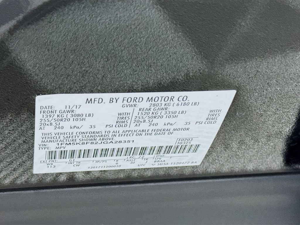 Used 2018 Ford Explorer Limited AWD/4WD image 34
