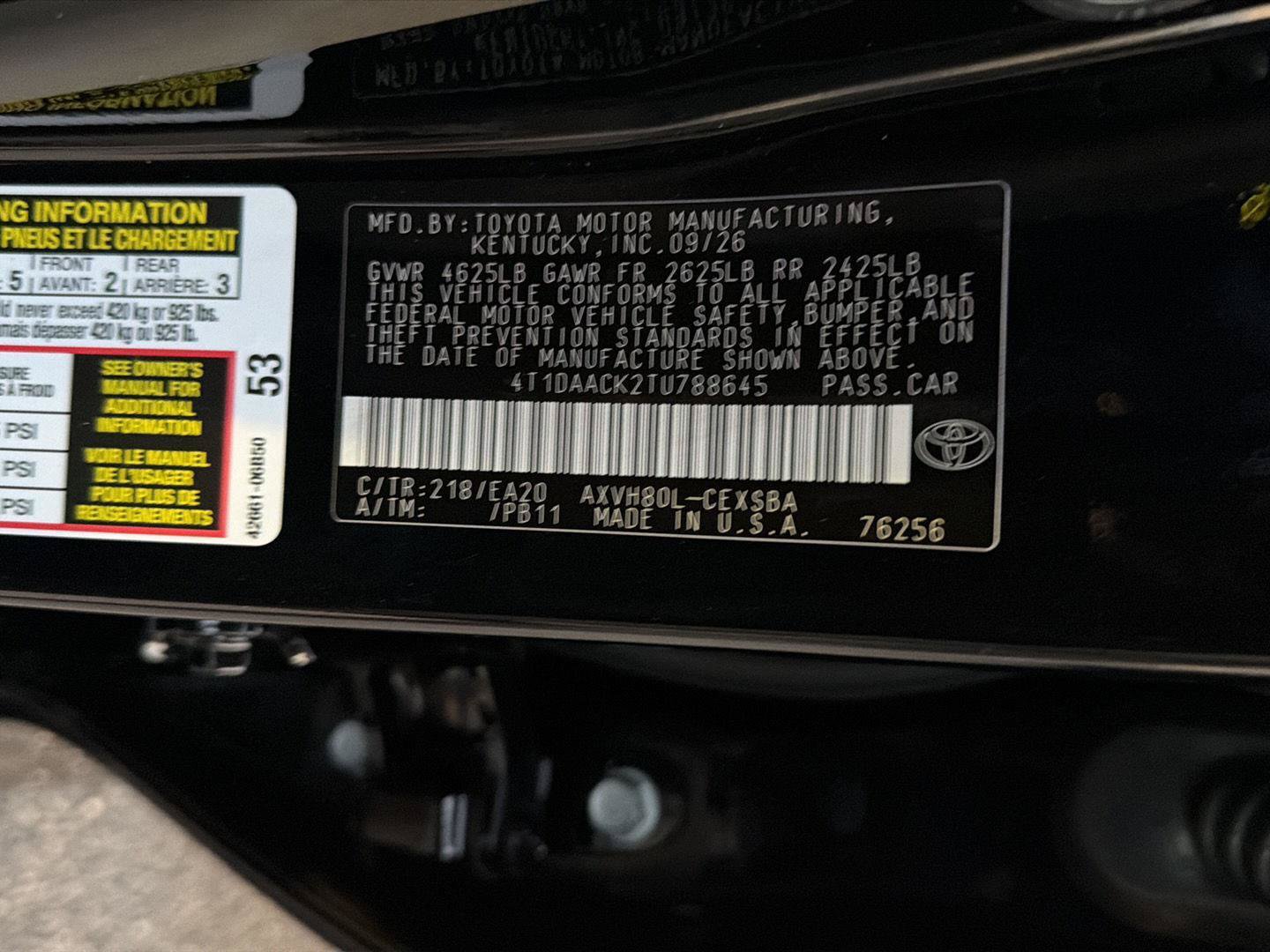 New 2026 Toyota Camry SE FWD image 34