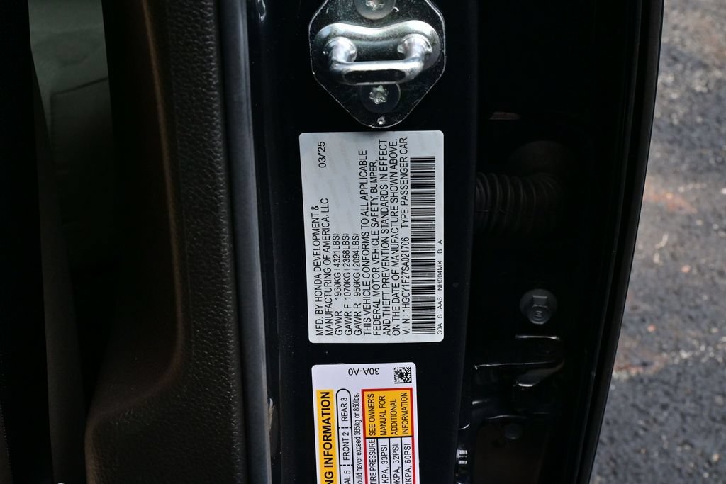 Certified 2025 Honda Accord LX image 30