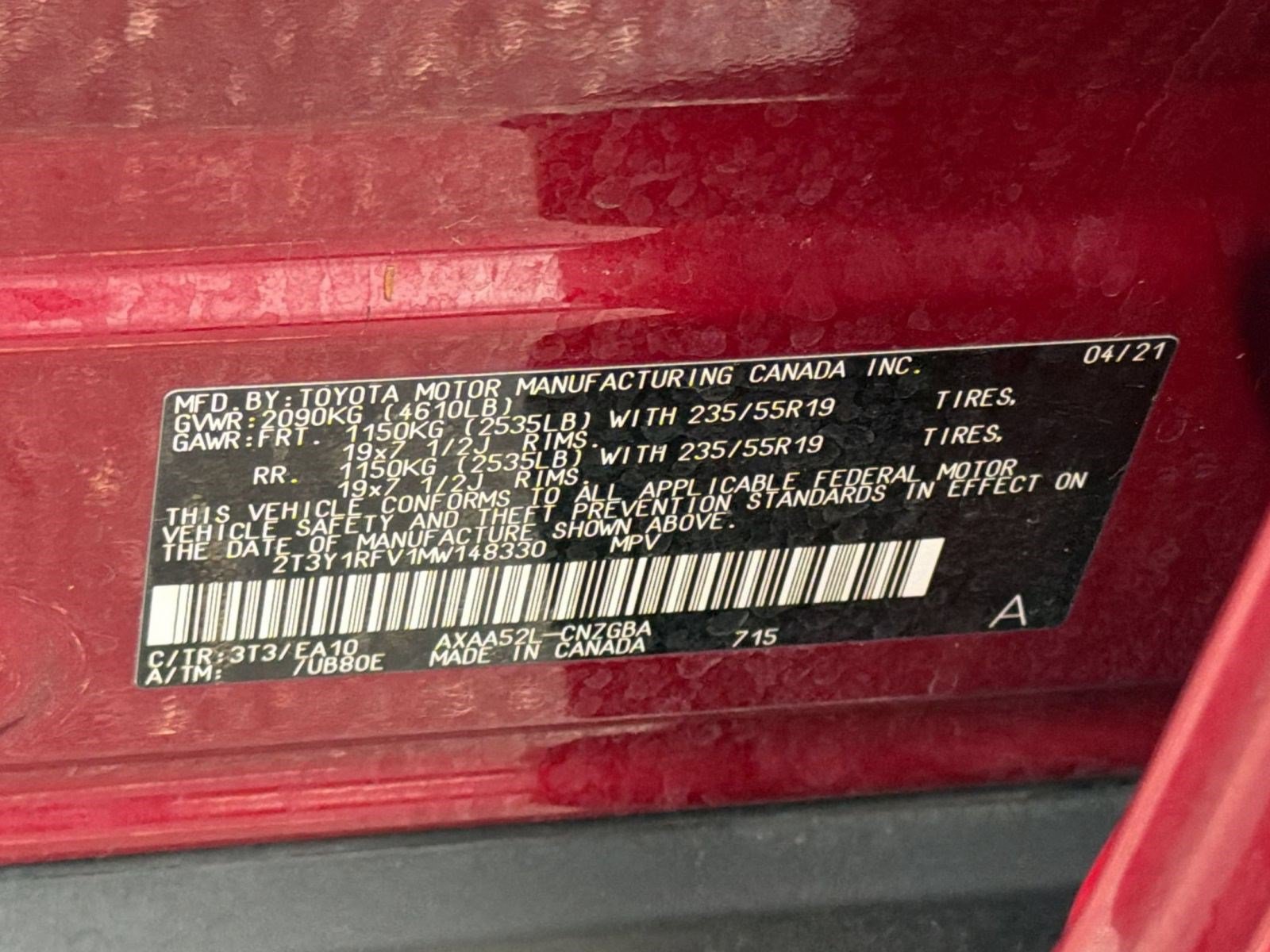 Used 2021 Toyota RAV4 Limited FWD image 27
