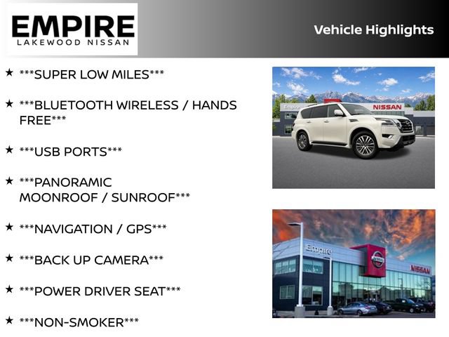 Certified 2023 Nissan Armada SL w/ Cargo Package AWD/4WD image 4