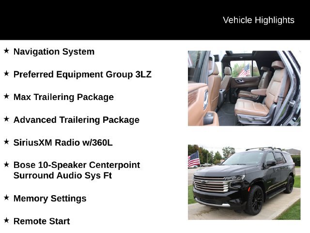 Used 2022 Chevrolet Tahoe High Country w/ Max Trailering Package AWD/4WD image 4