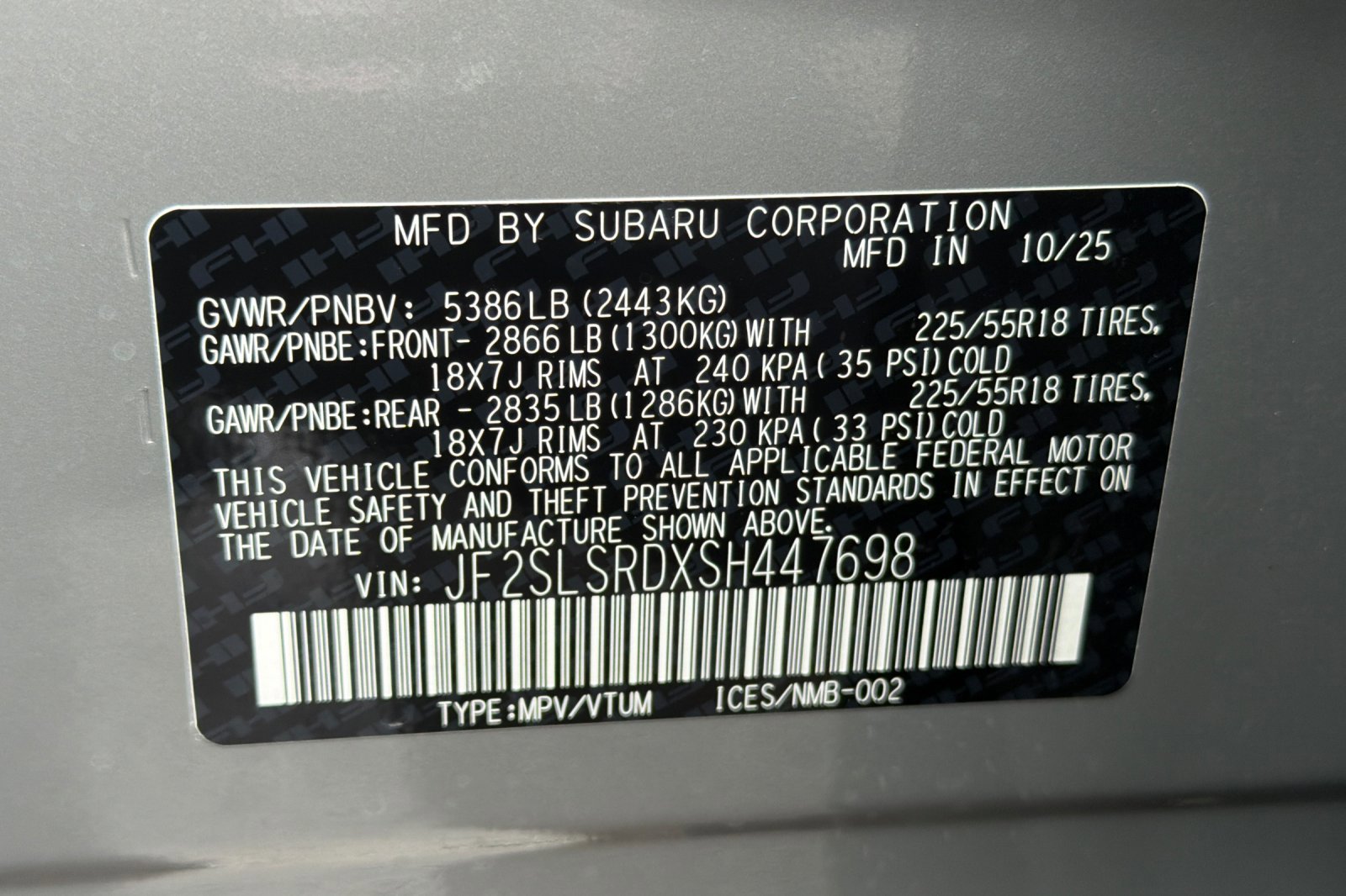 New 2025 Subaru Forester Limited image 27