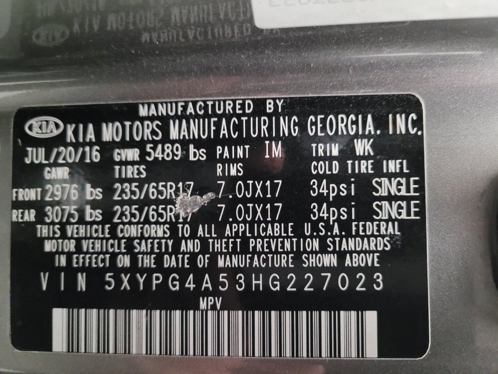 Used 2017 Kia Sorento LX w/ LX V6 Convenience Package FWD image 33