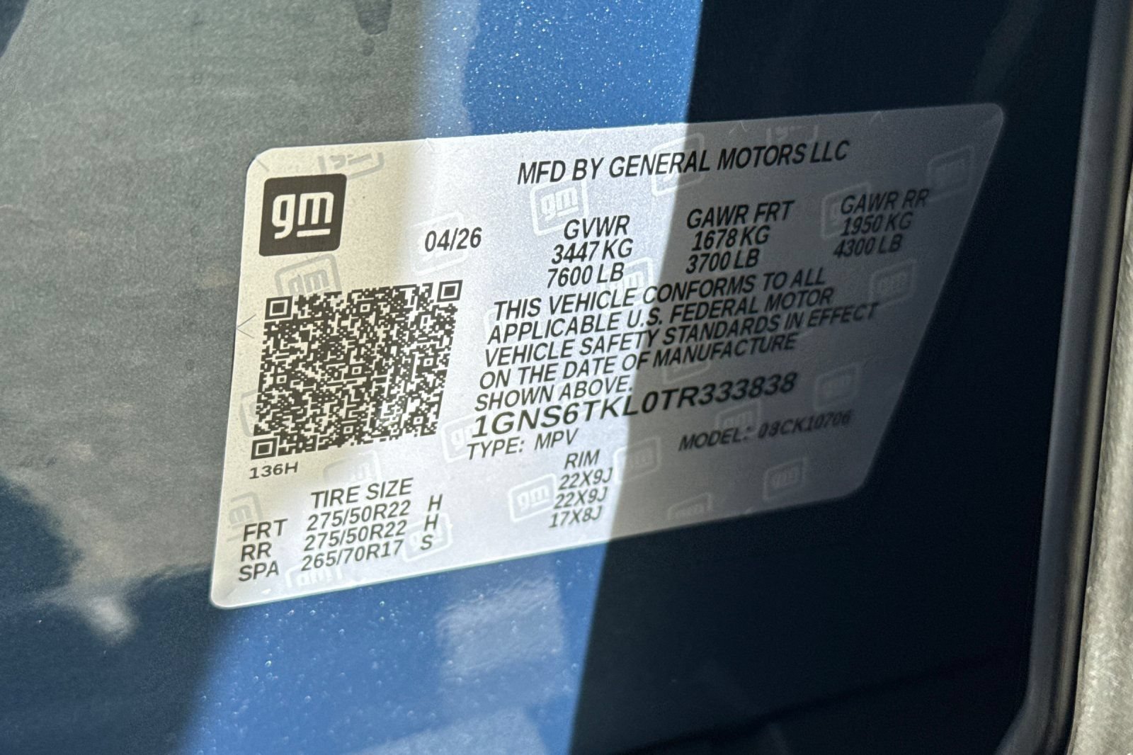 New 2026 Chevrolet Tahoe High Country AWD/4WD image 36