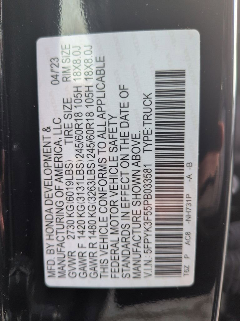 Used 2023 Honda Ridgeline RTL image 29