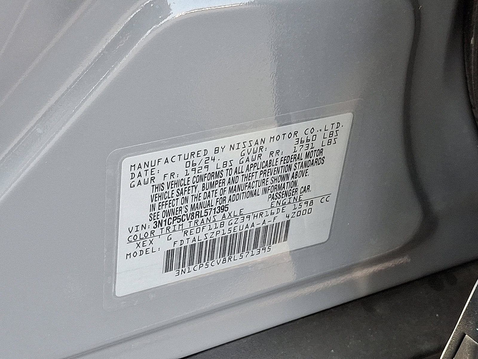 Certified 2024 Nissan Kicks SV image 27