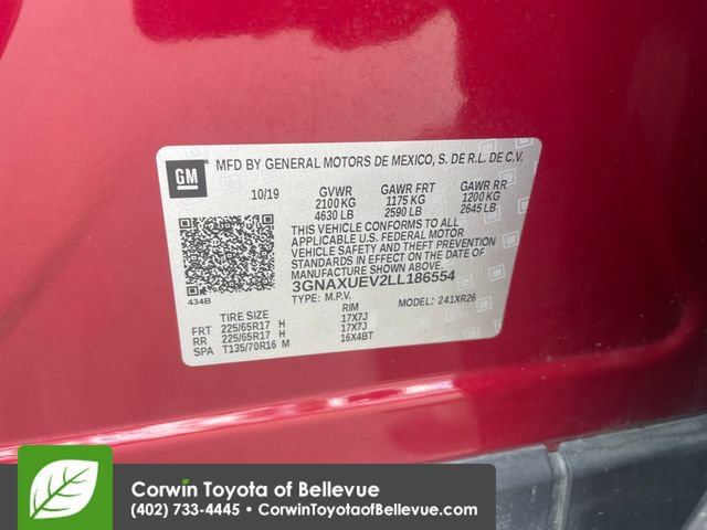 Used 2020 Chevrolet Equinox LT AWD/4WD image 23
