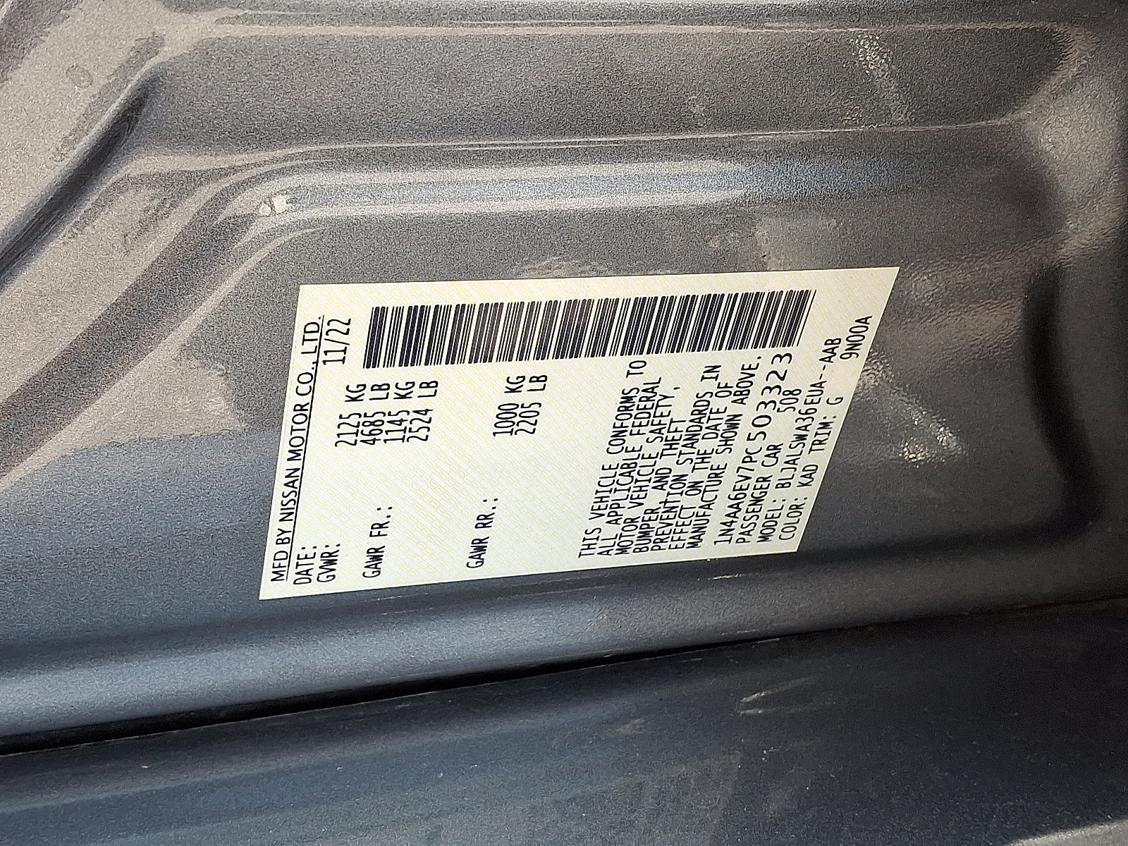 Certified 2023 Nissan Maxima SR w/ Sport Mat Group FWD image 28