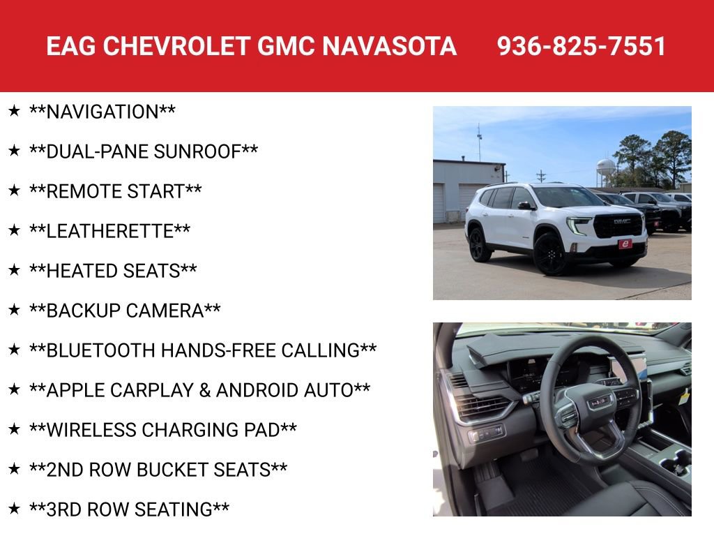 New 2026 GMC Acadia Elevation w/ Black Edition image 4