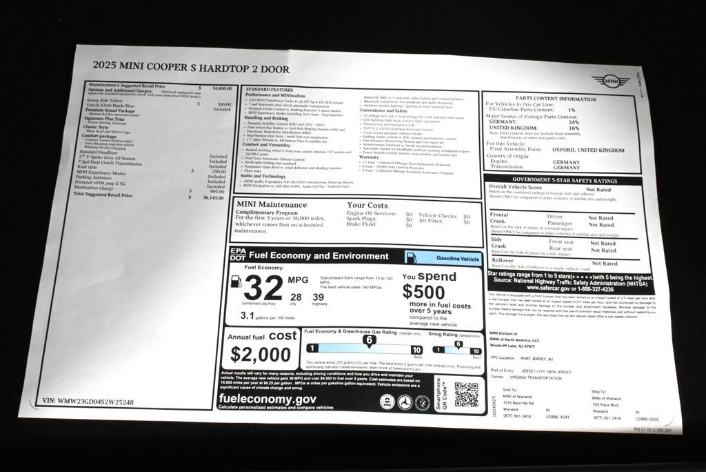 Used 2025 MINI Cooper S image 36