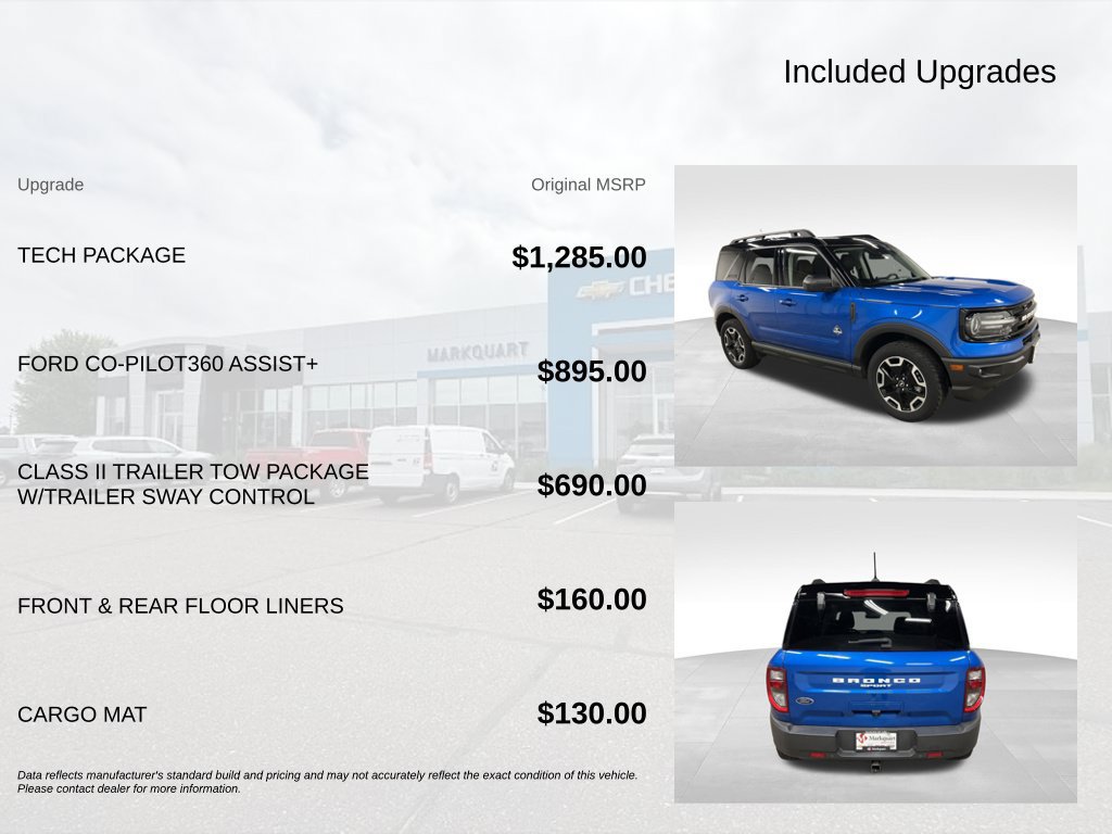 Used 2022 Ford Bronco Sport Outer Banks w/ Tech Package AWD/4WD image 5