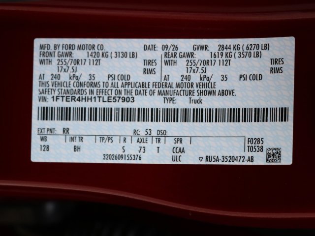 New 2026 Ford Ranger XLT w/ Equipment Group 301A High AWD/4WD image 33