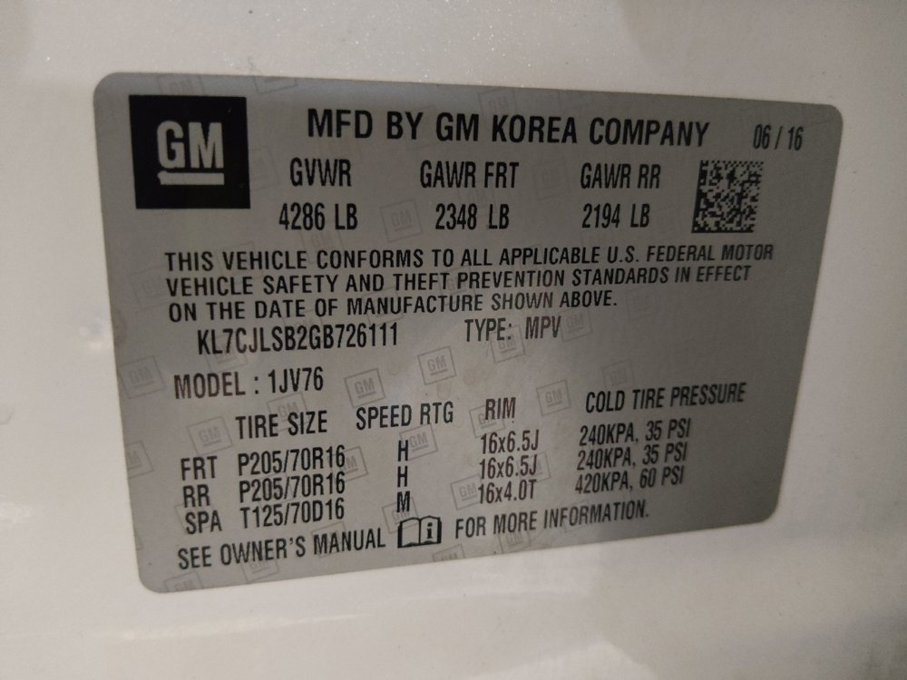 Used 2016 Chevrolet Trax LT FWD image 33