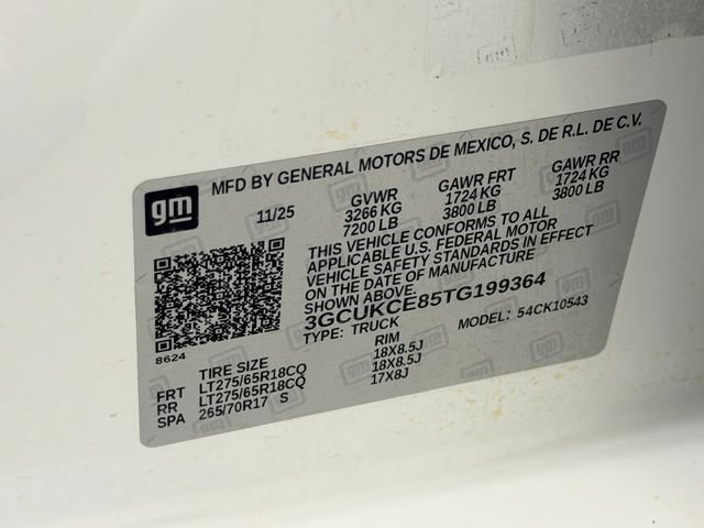 Certified 2026 Chevrolet Silverado 1500 Custom Trail Boss w/ Dark Appearance Package AWD/4WD image 23
