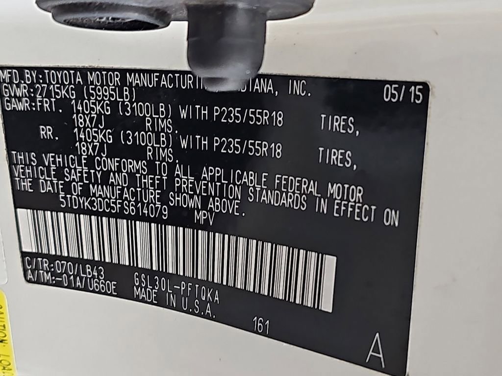 Used 2015 Toyota Sienna Limited Premium FWD image 37