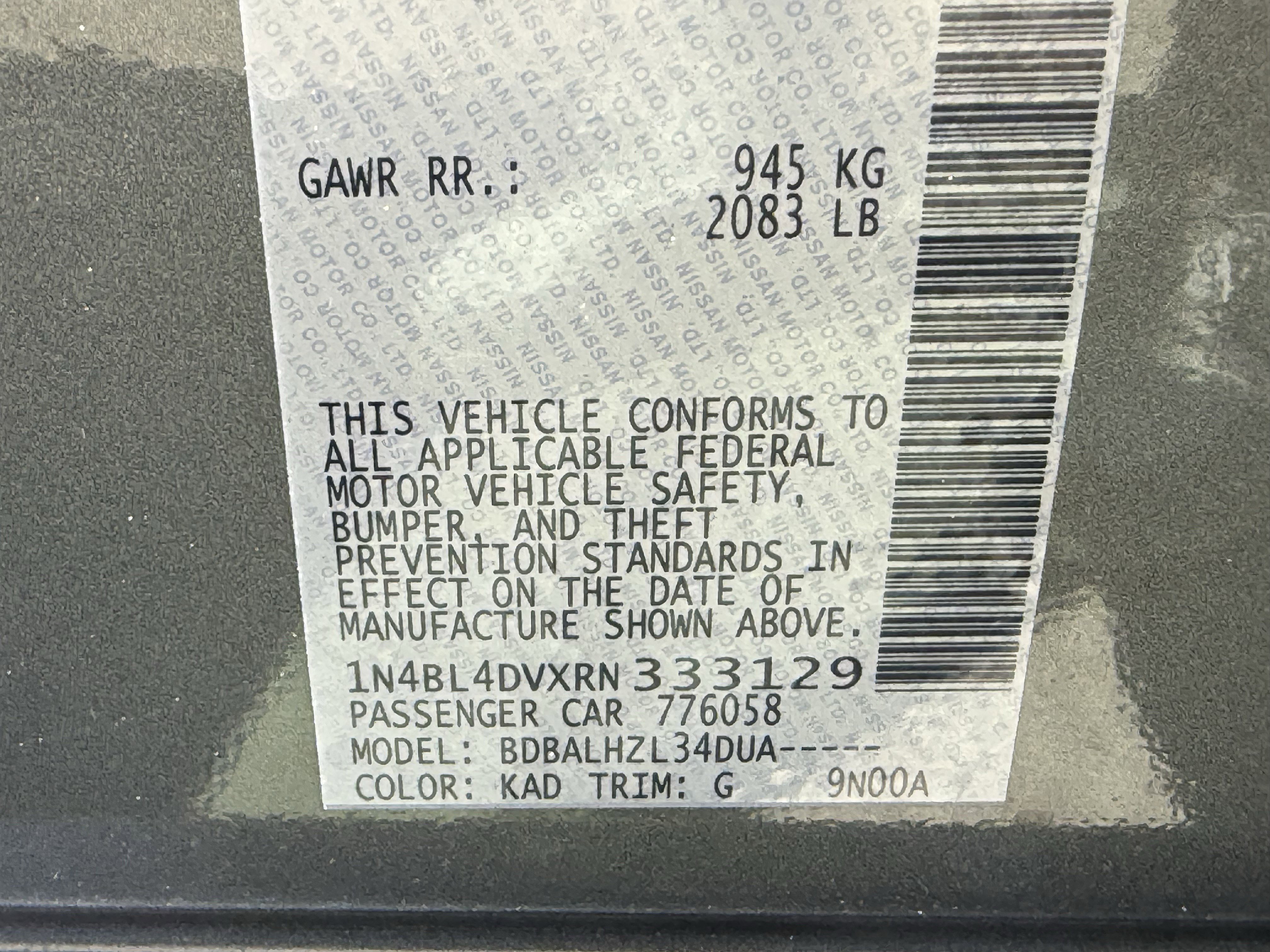 Used 2024 Nissan Altima 2.5 SV image 33