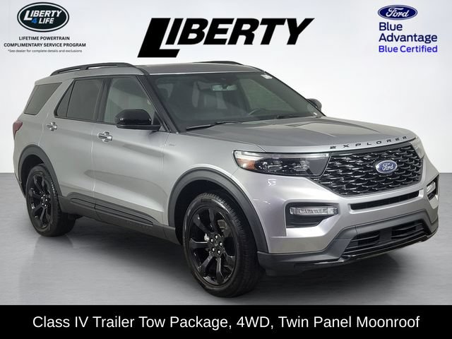 Certified 2024 Ford Explorer ST-Line w/ Class IV Trailer Tow Package
