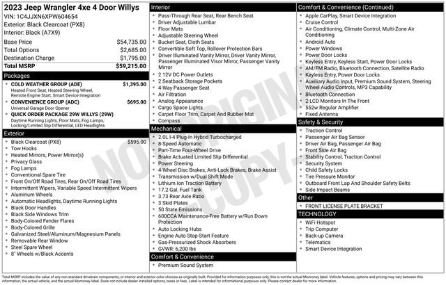 Used 2023 Jeep Wrangler Unlimited w/ Cold Weather Group image 35