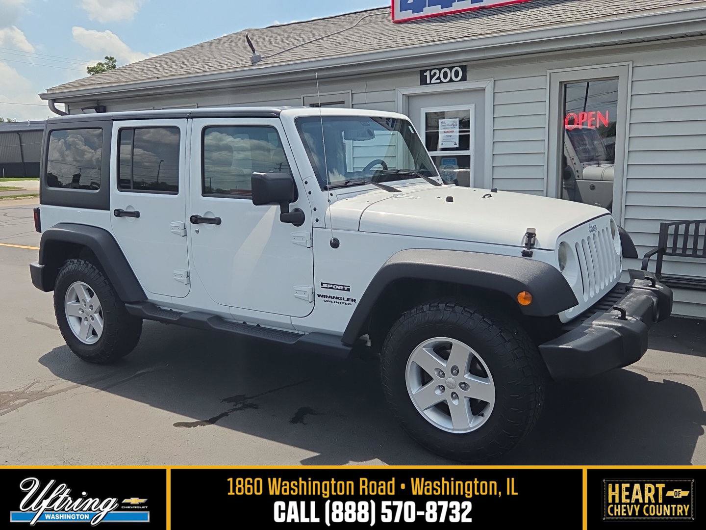 Used 2017 Jeep Wrangler Unlimited Sport w/ Quick Order Package 24S