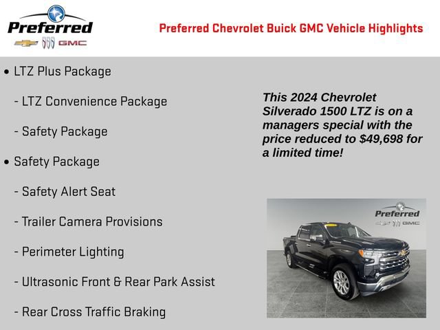 Certified 2024 Chevrolet Silverado 1500 LTZ w/ LTZ Premium Package AWD/4WD image 6