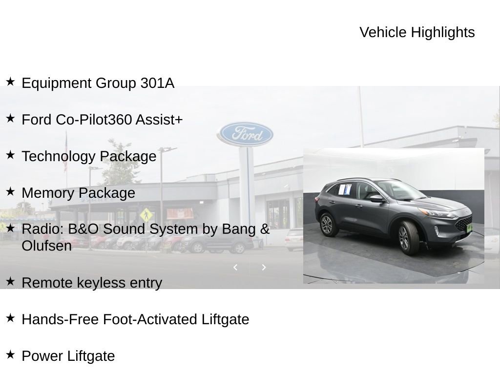 Used 2022 Ford Escape SEL w/ Technology Package AWD/4WD image 20