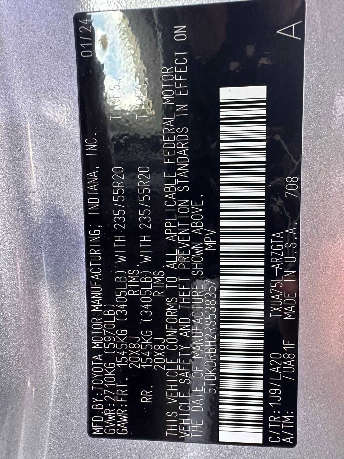 Used 2024 Toyota Highlander Platinum image 24