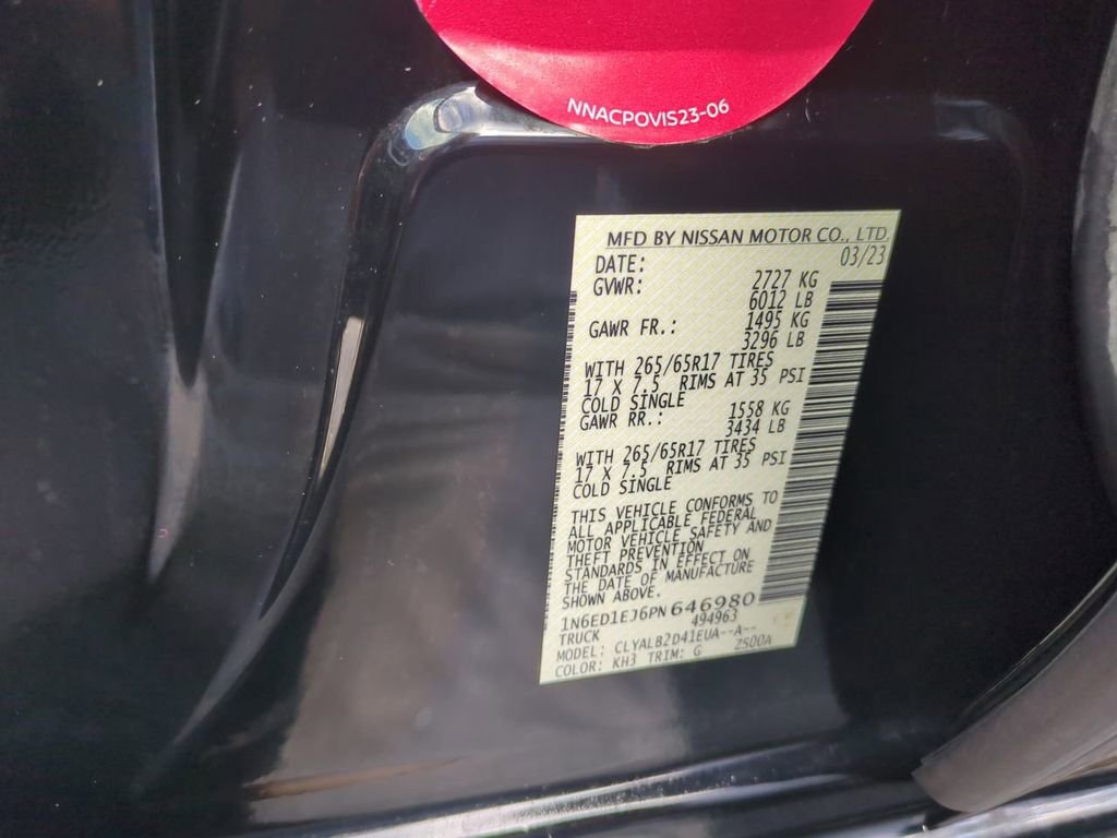 Used 2023 Nissan Frontier SV image 29