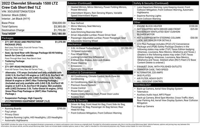 Used 2022 Chevrolet Silverado 1500 LTZ image 3