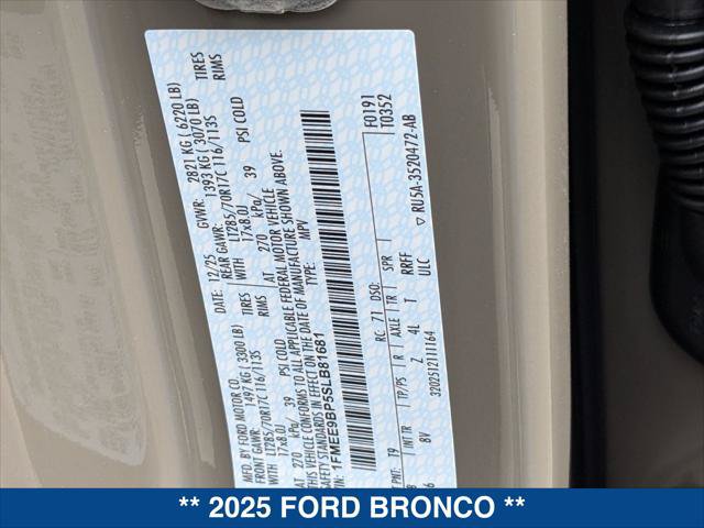 New 2025 Ford Bronco Badlands AWD/4WD image 20