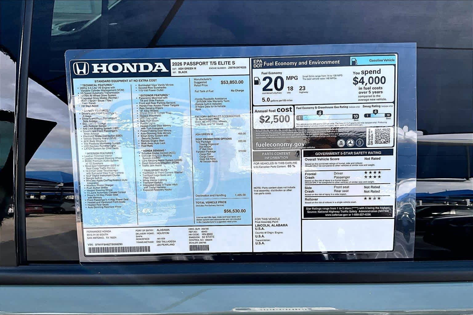 New 2026 Honda Passport TrailSport Elite image 18