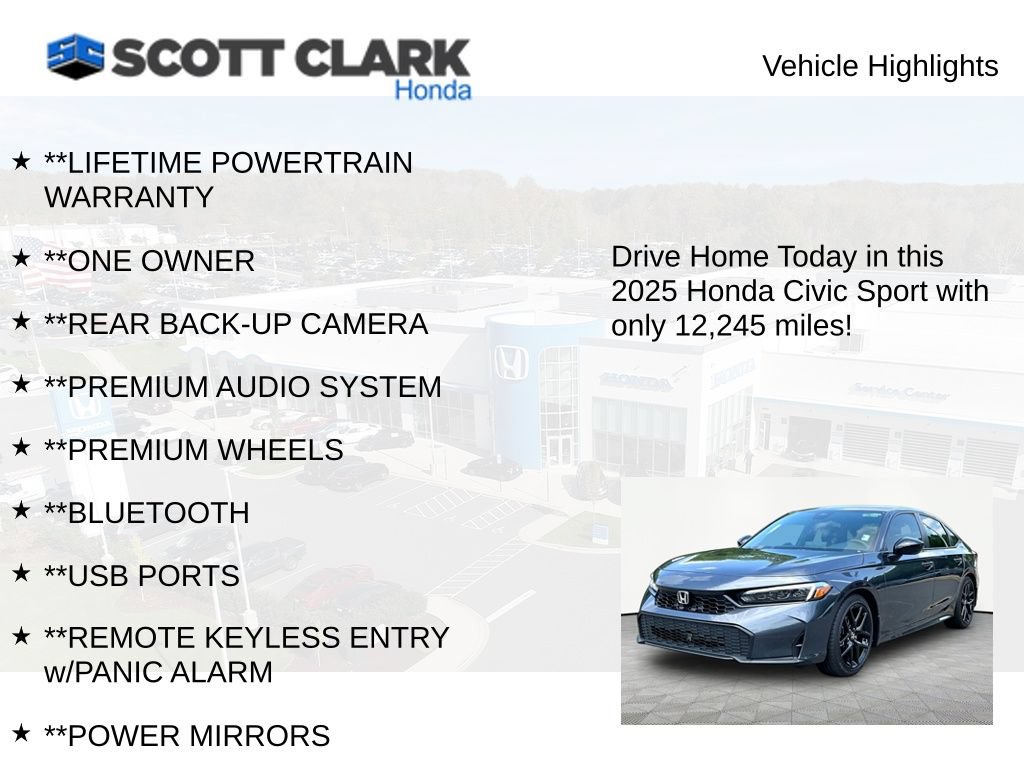 Used 2025 Honda Civic Sport image 11