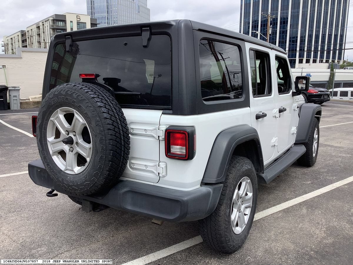 Used 2018 Jeep Wrangler Unlimited Sport S AWD/4WD image 5