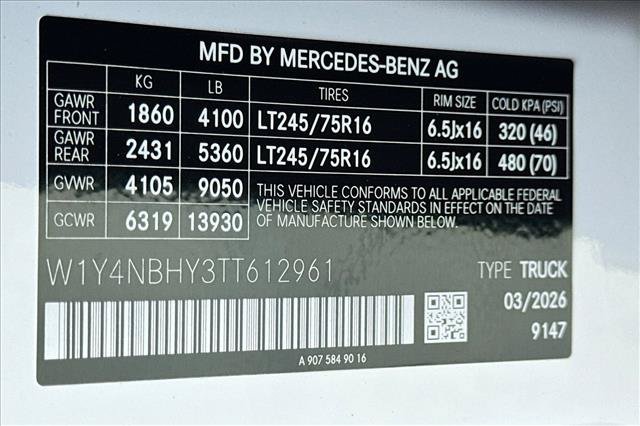 New 2026 Mercedes-Benz Sprinter 2500 image 27