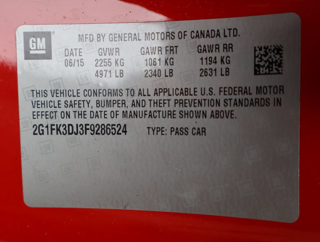 Certified 2015 Chevrolet Camaro SS w/ RS Package RWD image 55