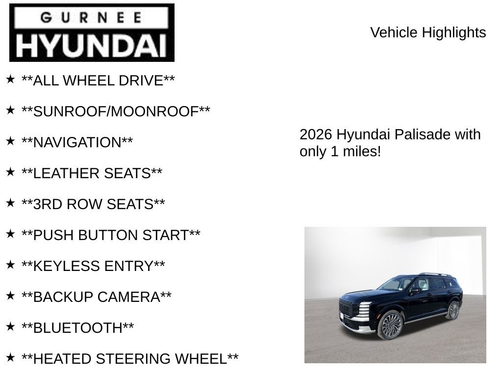 New 2026 Hyundai Palisade Calligraphy image 7