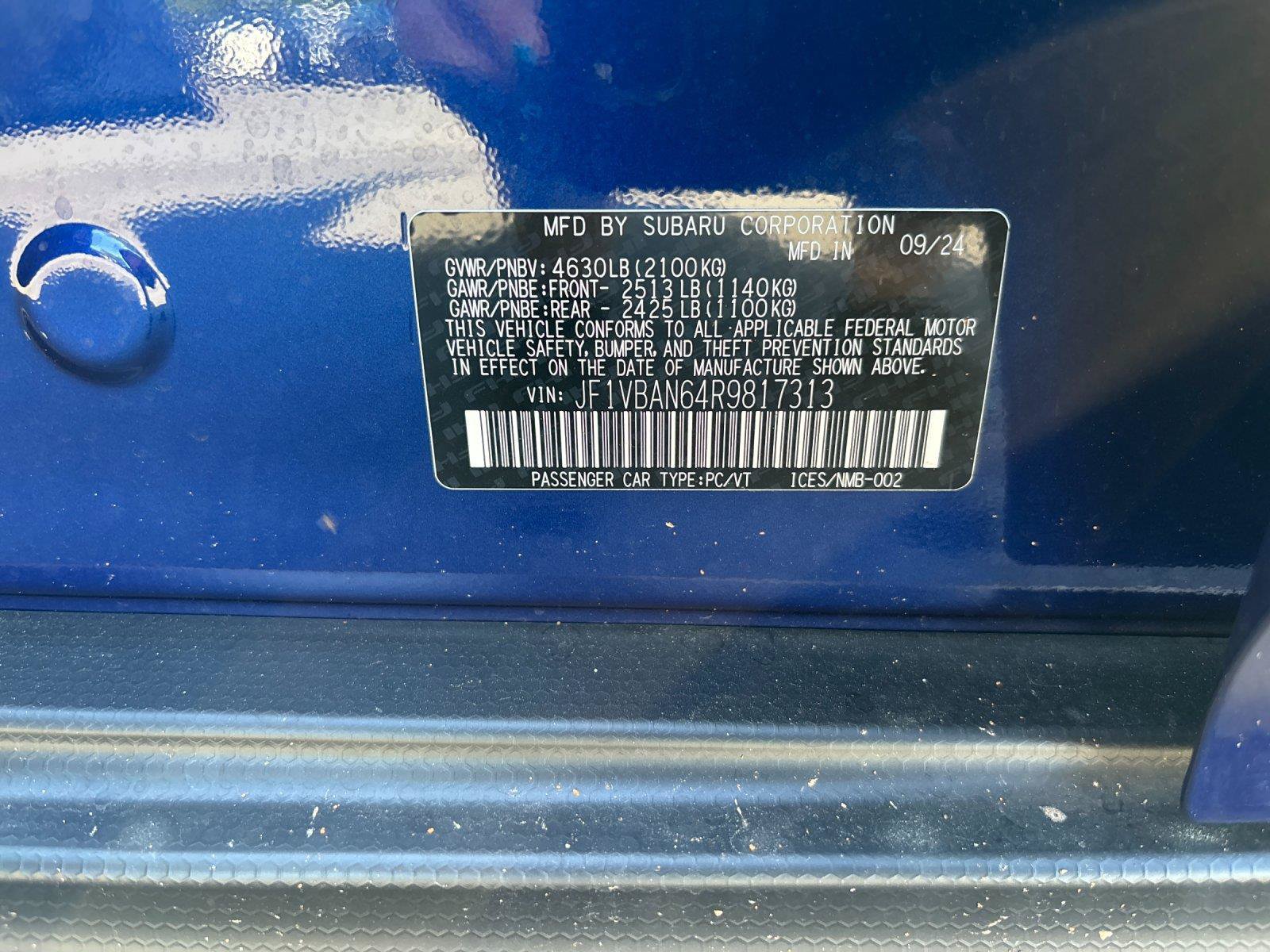 Used 2024 Subaru WRX Limited AWD/4WD image 12